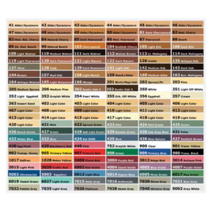 Konig hard wax colors